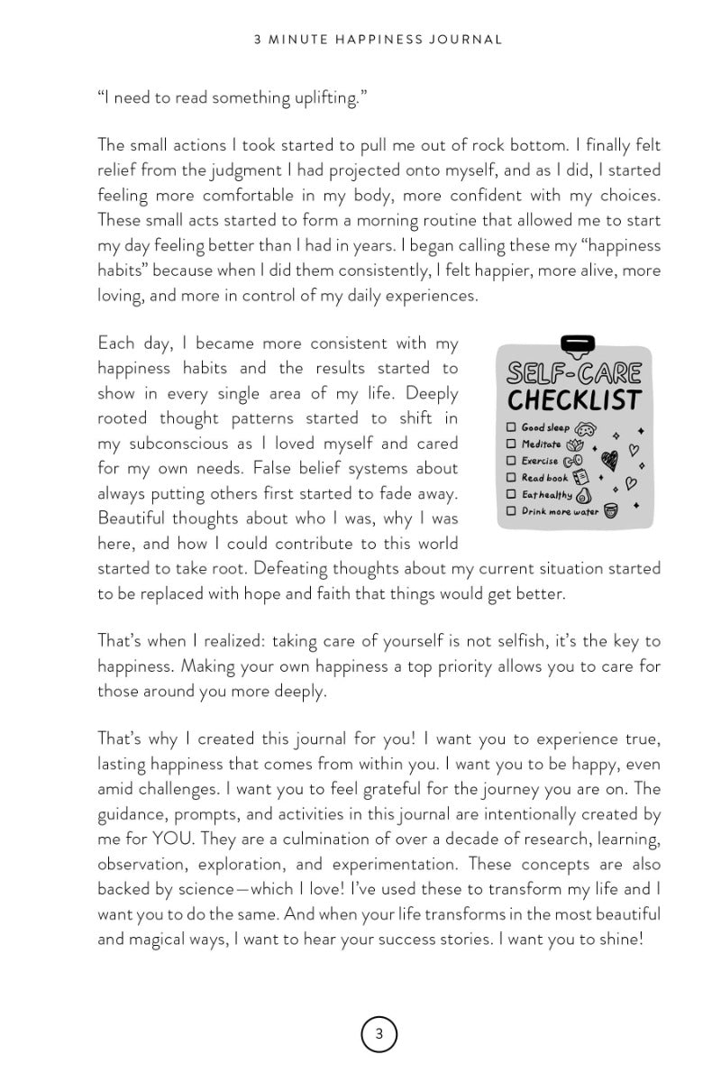 3 Minute Happiness Journal - image 8