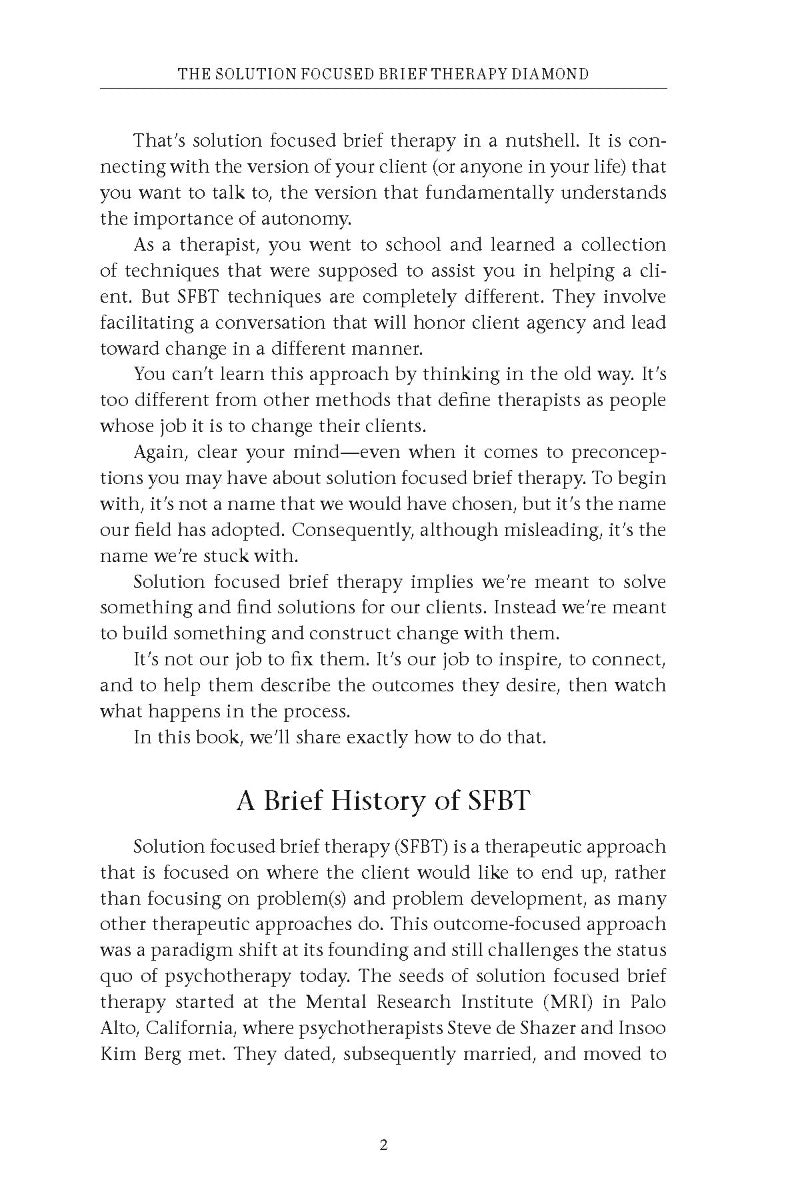 The Solution Focused Brief Therapy Diamond - image 7