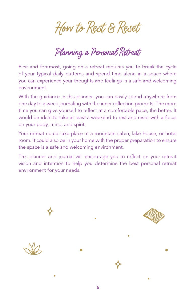 Sacred Rest & Reset Retreat Journal - image 5