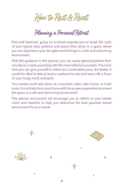 Sacred Rest & Reset Retreat Journal - image 5