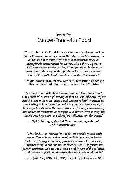 Cancer-Free with Food - image 1