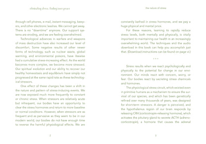Eliminating Stress, Finding Inner Peace - image 7