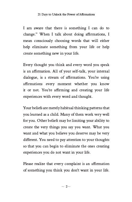 21 Days to Unlock the Power of Affirmations - image 5