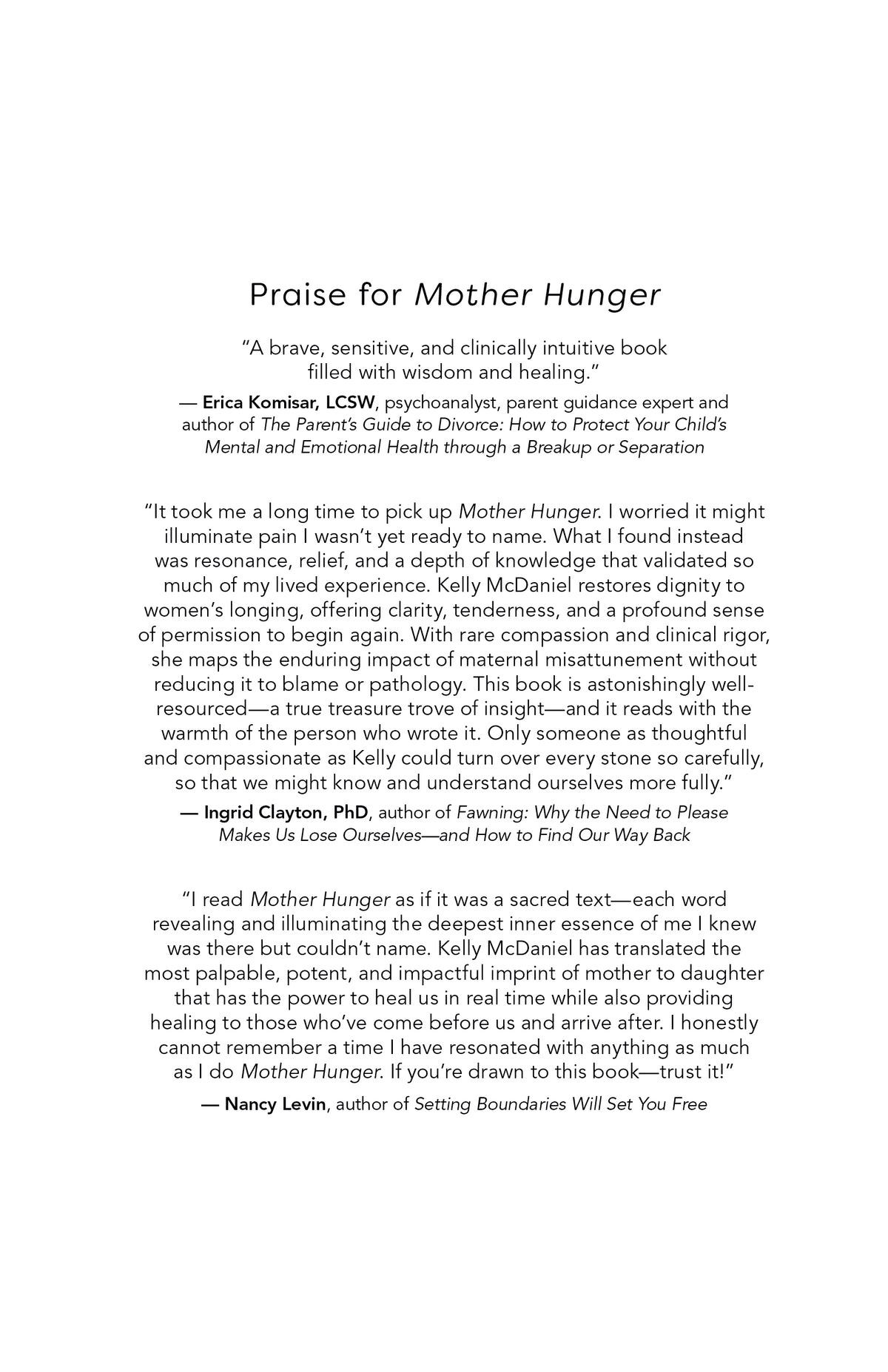 Mother Hunger, Revised Edition - image 4