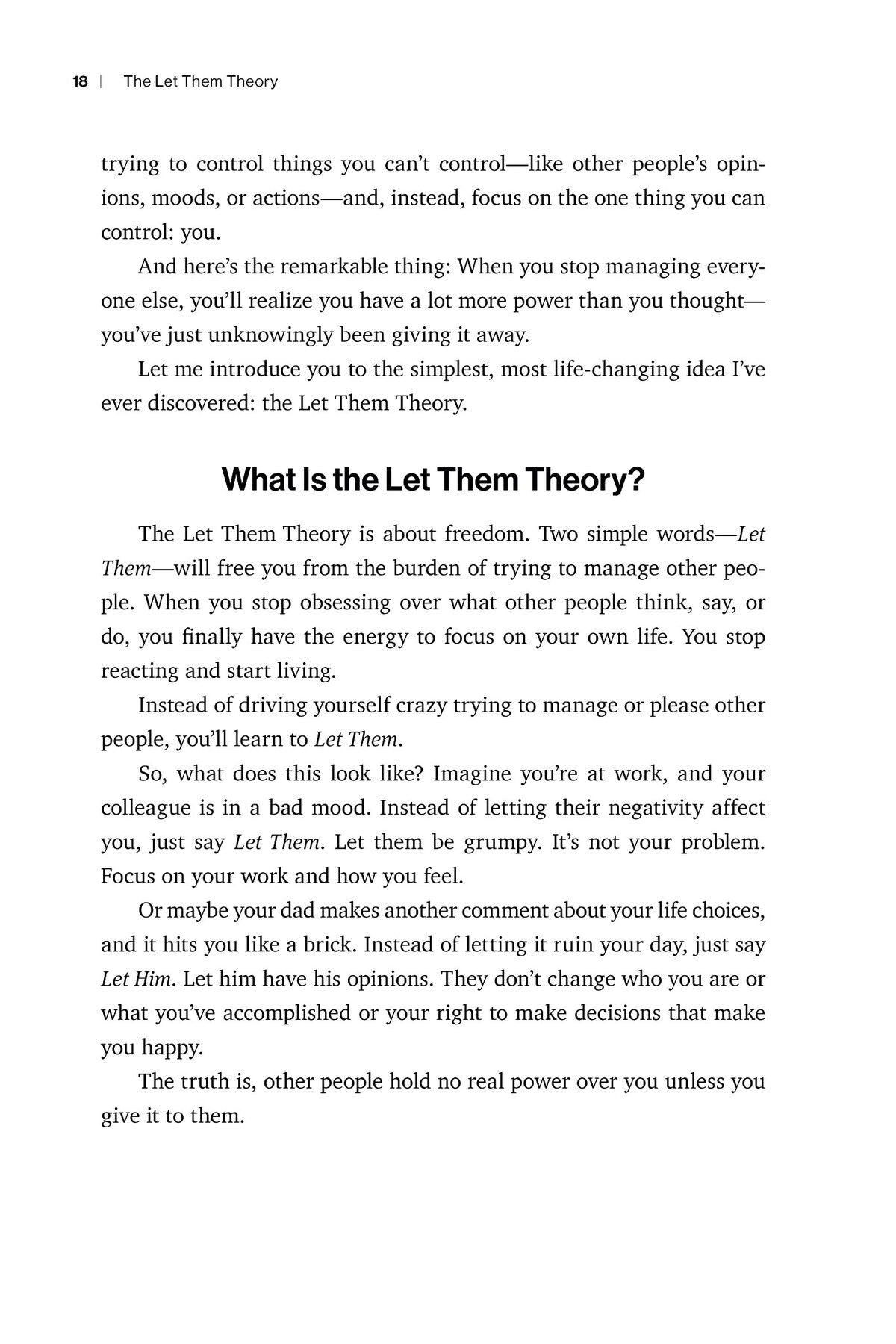 The Let Them Theory