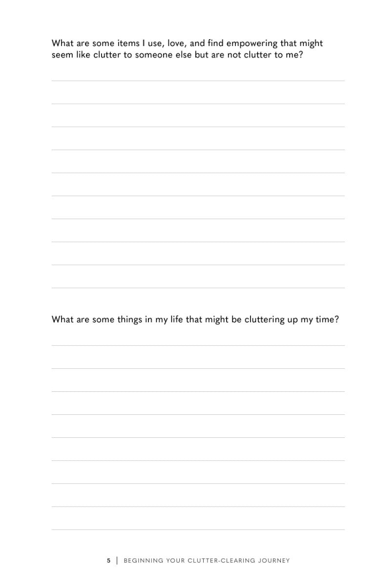 The Sacred Clutter-Clearing Journal - image 5