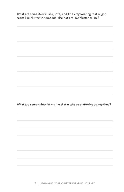The Sacred Clutter-Clearing Journal - image 5
