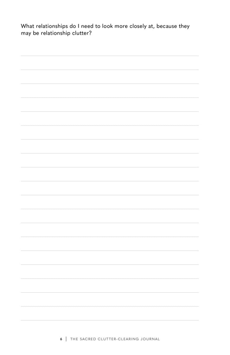 The Sacred Clutter-Clearing Journal - image 4