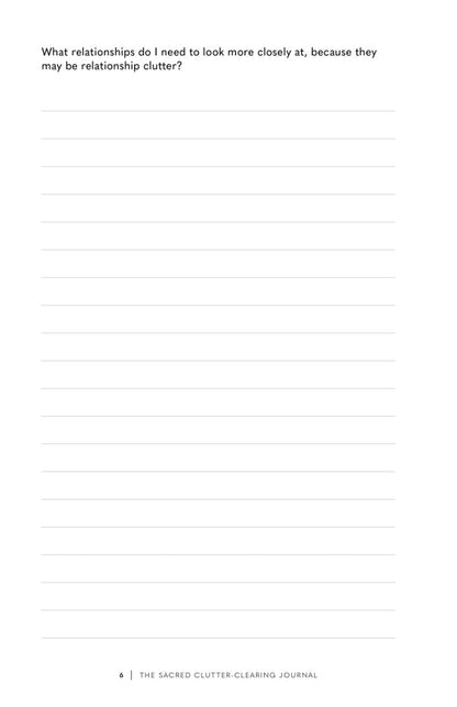 The Sacred Clutter-Clearing Journal - image 4