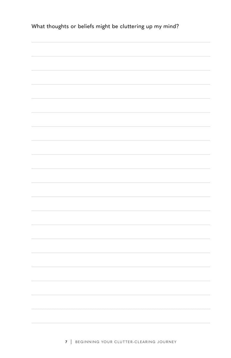 The Sacred Clutter-Clearing Journal - image 3